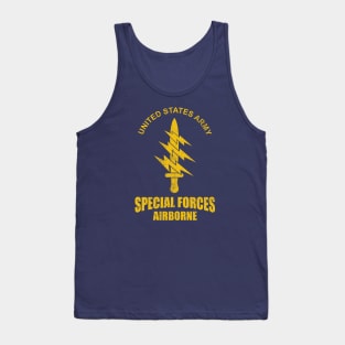 US Special Forces Airborne (distressed) Tank Top